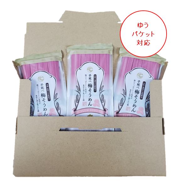 手延べ梅そうめん3袋入